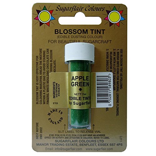 Sugarflair Blosom Tint Edible Dusting Powder - Apple Green