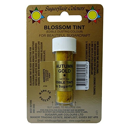 Sugarflair Blosom Tint Edible Dusting Powder - Autumn Gold
