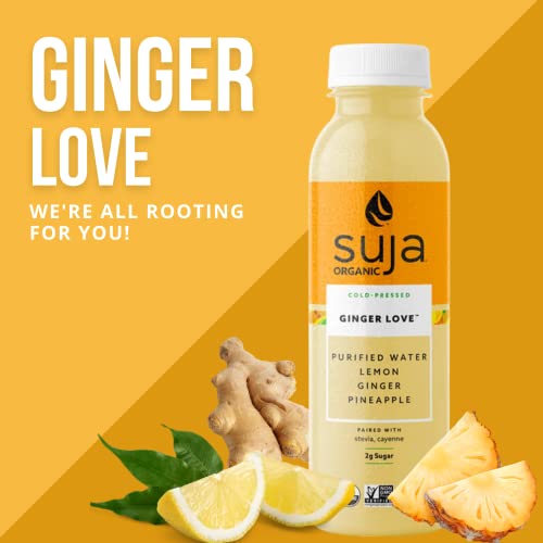 Suja Organic Cold-Pressed Ginger Love, Fruit Juice with No Addit...