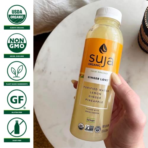 Suja Organic Cold-Pressed Ginger Love, Fruit Juice with No Addit...