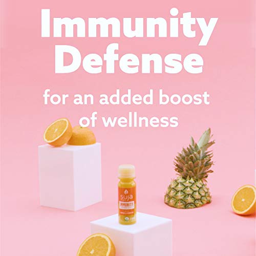 Suja Organic Immunity Defense Shot 30 Pack with Turmeric and G...