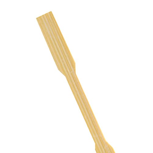 Sujing 80Pcs Bamboo Cocktail Fork Sticks Fruit Picks Bamboo Fork