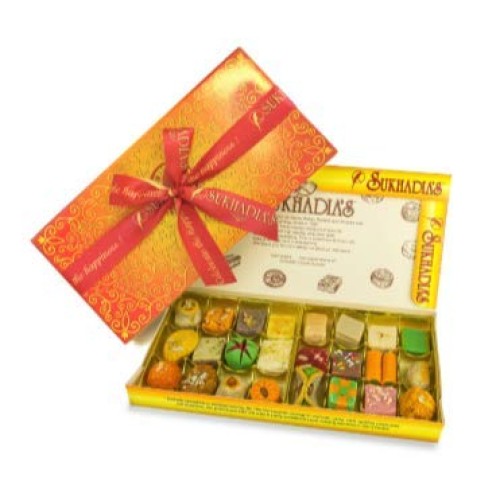 Sukhadias Indian Sweets Assorted Mix, 2Lb Box 32Oz