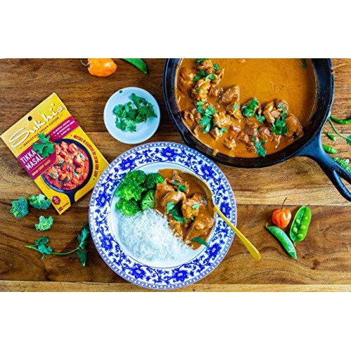 Sukhis Gluten-Free Tikka Masala Sauce, 3-Ounce Packets Pack Of 6