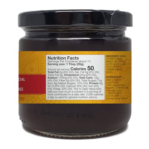 Sukhi’s Mango Chutney - Gluten Free Indian Chutney - Chutney Spr...