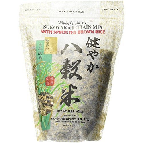 Nishimoto Trading Co., Sukoyaka 8 Grain Mix With Sprouted Brown