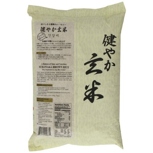 Sukoyaka Brown Rice, Genmai, 15-Pound