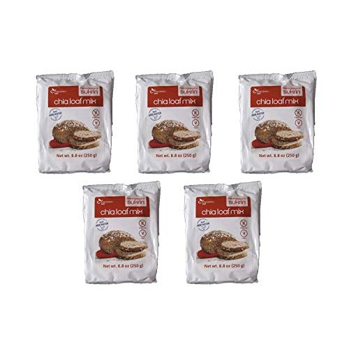 Sukrin Chia Bread Mix - Gluten Free, Low Carb Bread Mix - 8.8 Oz