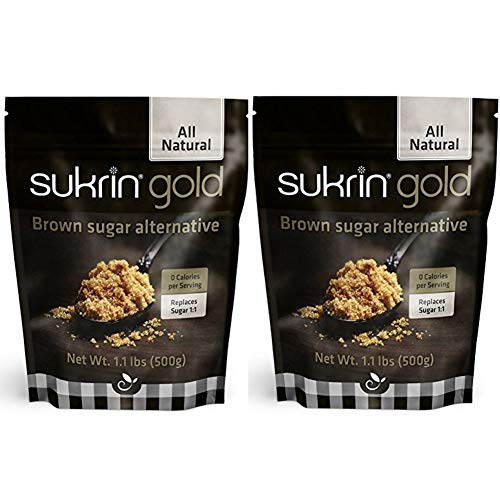 Sukrin Gold - The Natural Brown Sugar Alternative - 1.1 Lb Bag