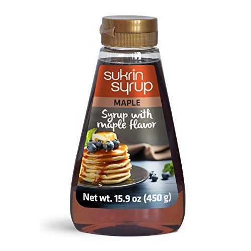 Sukrin Maple Syrup - Maple Syrup Substitute With Fiber - Low Car