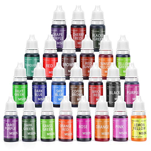 Food Coloring, 24 Color Vibrant Food Color, Concentrated Food Co