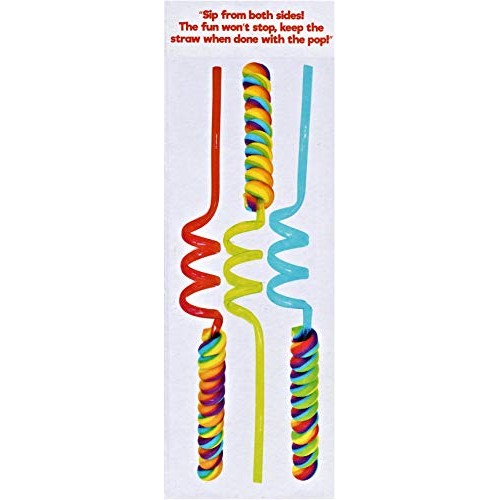Sumthin Sweet Sippin Suckers Lollipop Candy Straw, 1.5 Ounce -