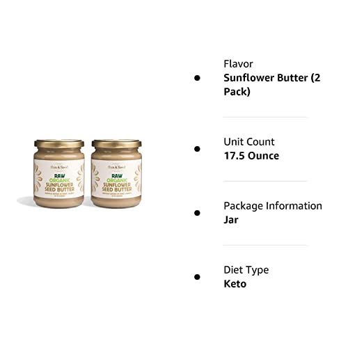 Sun & Seed - Raw Organic Nut Butter Spreads - Gluten-Free and Ke...