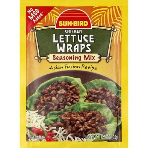 Lettuce Wrap Seasoning Mix Packets - Asian Fusion Recipe For Chi