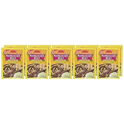 Sunbird Mix Ssnng Beef Mongolian, 1 Oz Pack Of 10