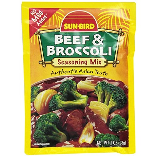 Sun-Bird Beef &Amp; Broccoli Asian Seasoning Mix 1Oz 10-Pack
