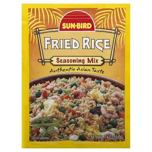 Sunbird Fried Rice Seasoning Mix, 0.74 Ounce - 12 Pack