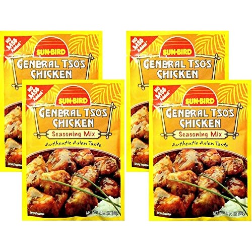 Sunbird General Tsos Chicken Seasoning Mix, 1.14 Ounce Packet