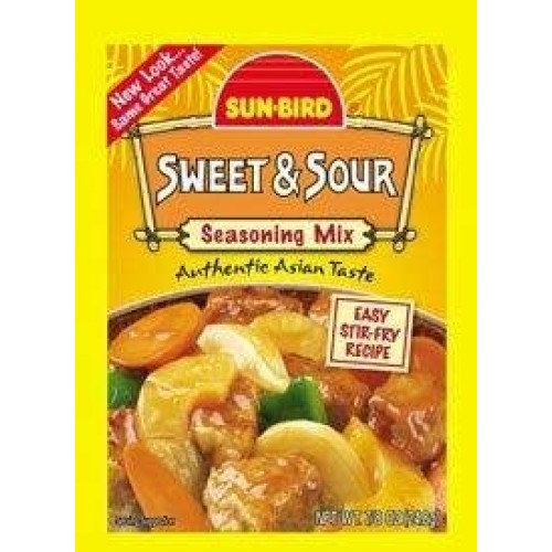 Sunbird Seasoning Mix Sweet Sour 0.87Oz 4 Packs