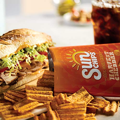 Sunchips Harvest Cheddar Flavored Multigrain Snacks, 1.5-Ounce