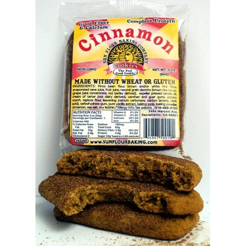 Gluten Free Cinnamon Snickerdoodle Cookies - 5 Giant Cookies!