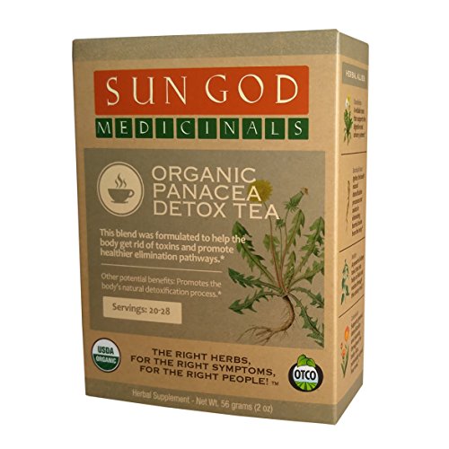 Sun God Medicinals Organic Loose Leaf Herbal Tea For Detoxificat