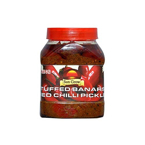 Sun Grow Organic Homemad Stuffed Bnarsi Red Chilli Taste Of Ban