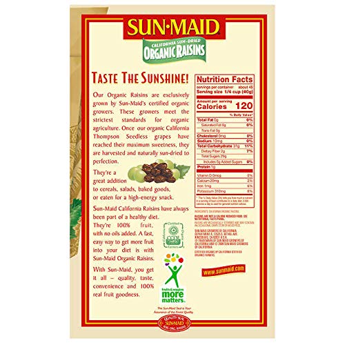 2 Lbs Organic Sun Dried California Raisins Value 2 Pack By S