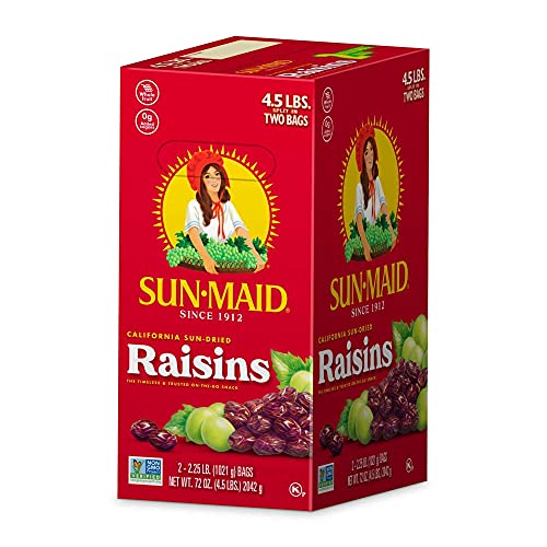 Sun Maid Natural California Raisins, 4.5-Pounds Package