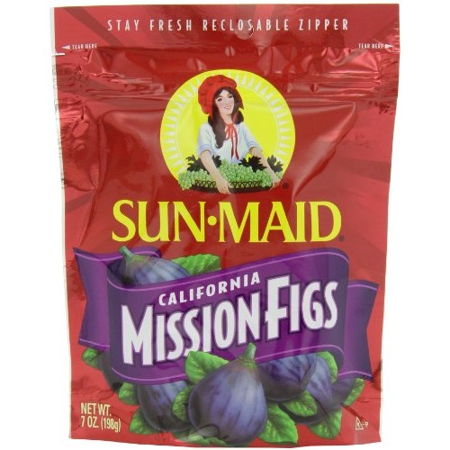 Sun Maid California Mission-Figs, 7-Ounce Pouches Pack Of 6
