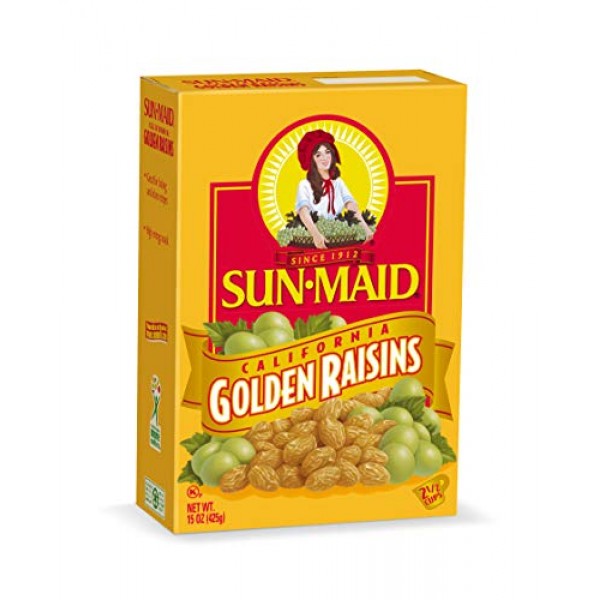 Sun Maid Golden Raisins, 15 Oz, 2 Pk