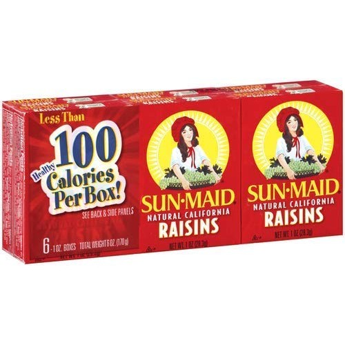 Sun Maid California Raisins 6 Pack - Pack Of 3