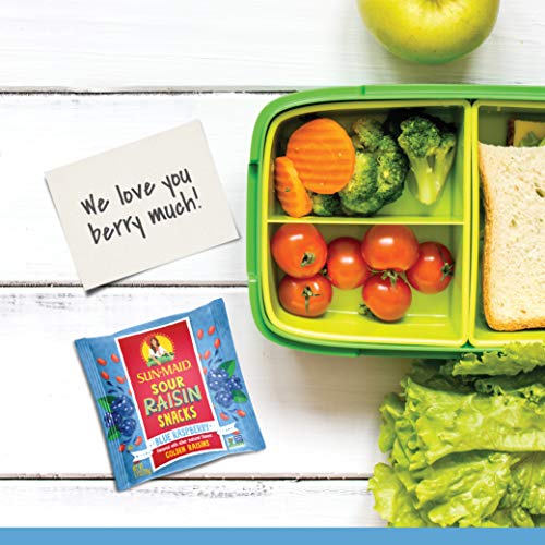 Sun-Maid Blue Raspberry Sour Raisin Snacks, 0.7 Oz, 7 Ct 3