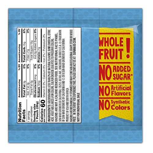 Sun-Maid Blue Raspberry Sour Raisin Snacks, 0.7 Oz, 7 Ct 3