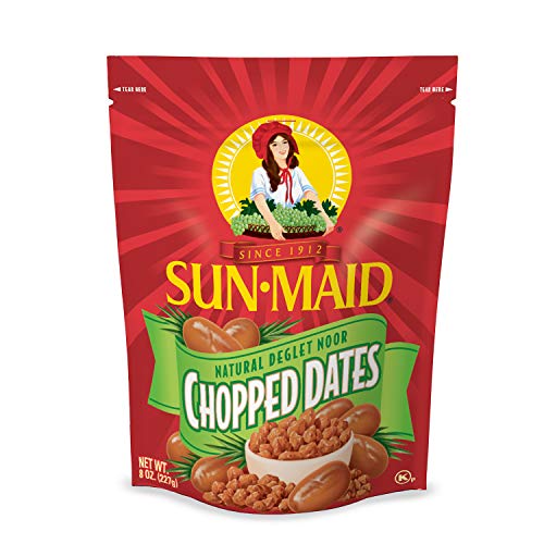 Sun-Maid California Chopped Dates In Resealable Bag, All Natural