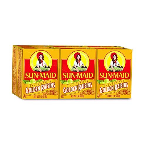 Sun-Maid California Dried Golden Raisins, No Added Sugar, Natura