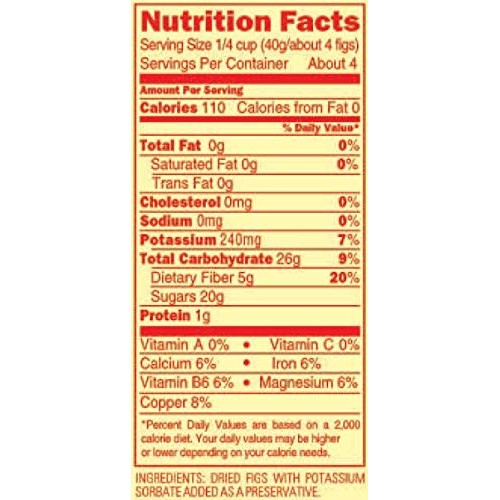Sun-Maid California Dried Mission Figs, No Added Sugar, Non-Gmo