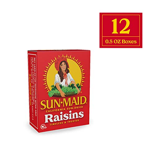 Sun-Maid California Dried Raisins Mini Snack Packs .5 Oz Boxes-1