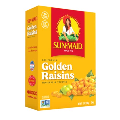 Sun-Maid California Golden Raisins - 12 oz Sharing-Size Box - Dr...