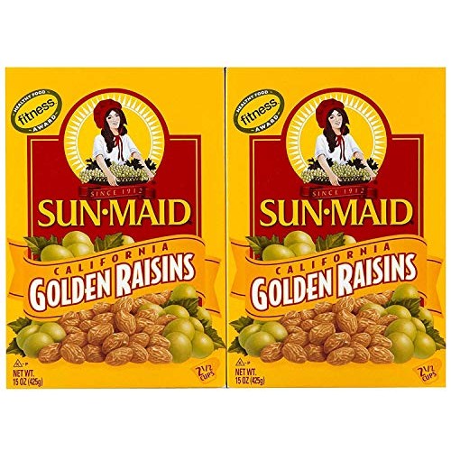 Sun Maid California Golden Raisins, 15-Ounce Boxes Pack - 2