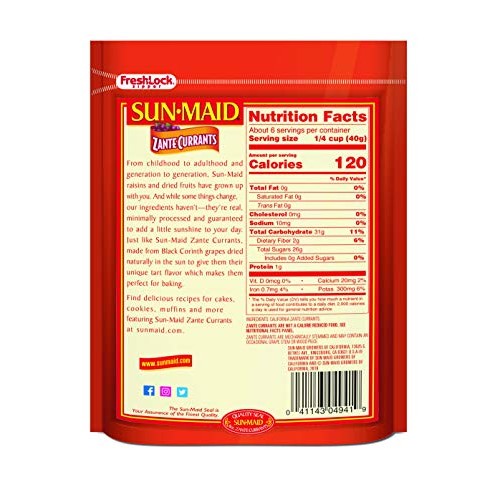 Sun Maid California Zante Currants, 8 Oz Pack Of 1