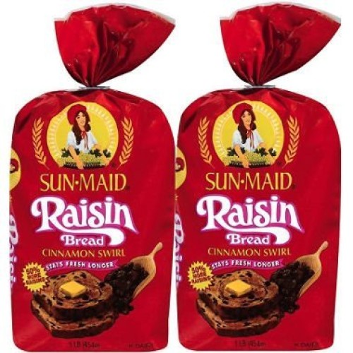 Sun Maid Cinnamon Swirl Raisin Bread - 16 Oz. - 2 Pack