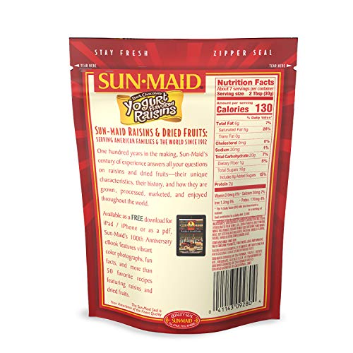 Sun Maid Dark Chocolate Yogurt Raisins 7oz