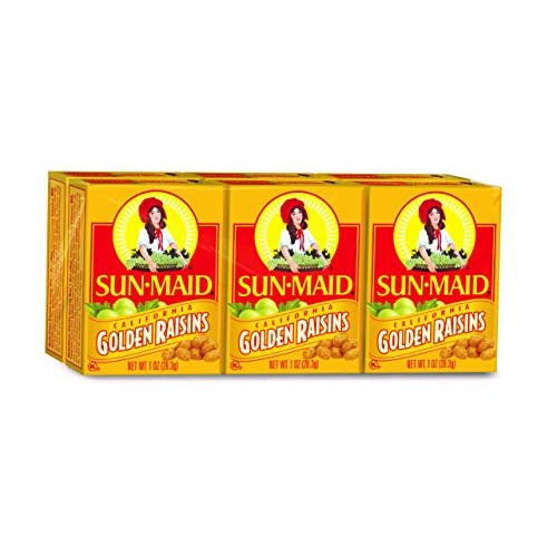 Sun-Maid Golden Raisins Carton 1-Ounce, 6 Ct 1