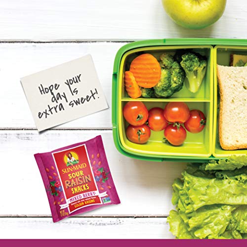 Sun-Maid Natural Raisins - Mixed Berry Sour Raisins Dried Fruit