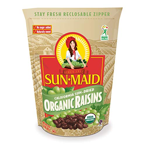 Sun-Maid Organic Raisins - Dried Fruit Snacks - Healthy Snacks F