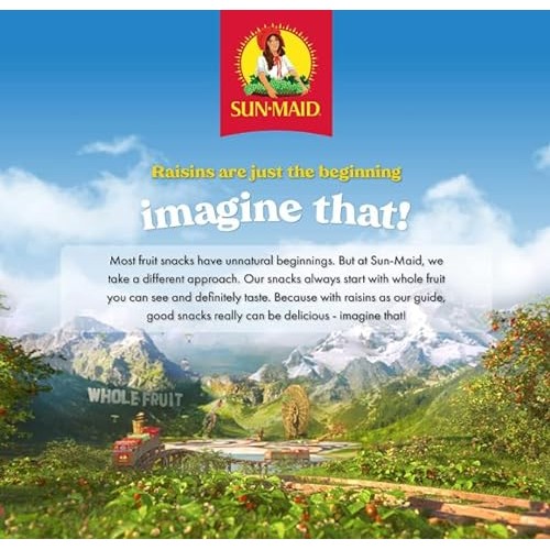 Sun-Maid Peach Fruity Raisin Snacks - 56 Pack 0.7 oz Pouches -...