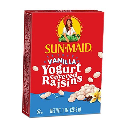 Sun-Maid Vanilla Yogurt Coated Raisins - 6 Pack 1 oz Snack-Siz...
