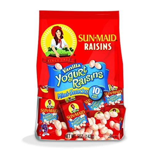 Sun-Maid Vanilla Yogurt Raisins, 5 Oz, 10 Ct