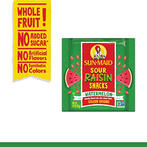 Sun-Maid Watermelon Sour Raisins 0.7 Oz, 7-Count